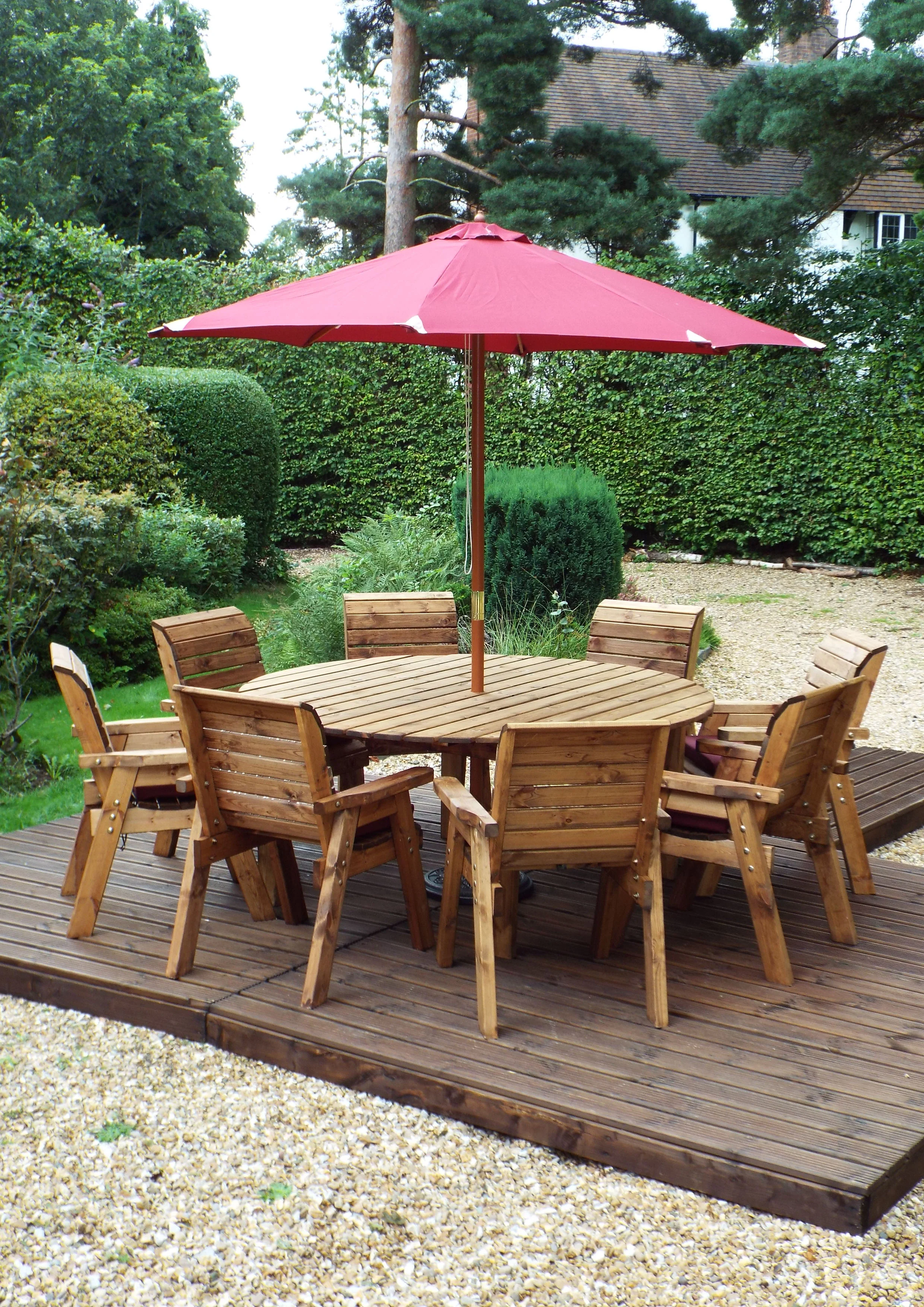 HB11 - Eight Seater Circular Table Set - Image 7