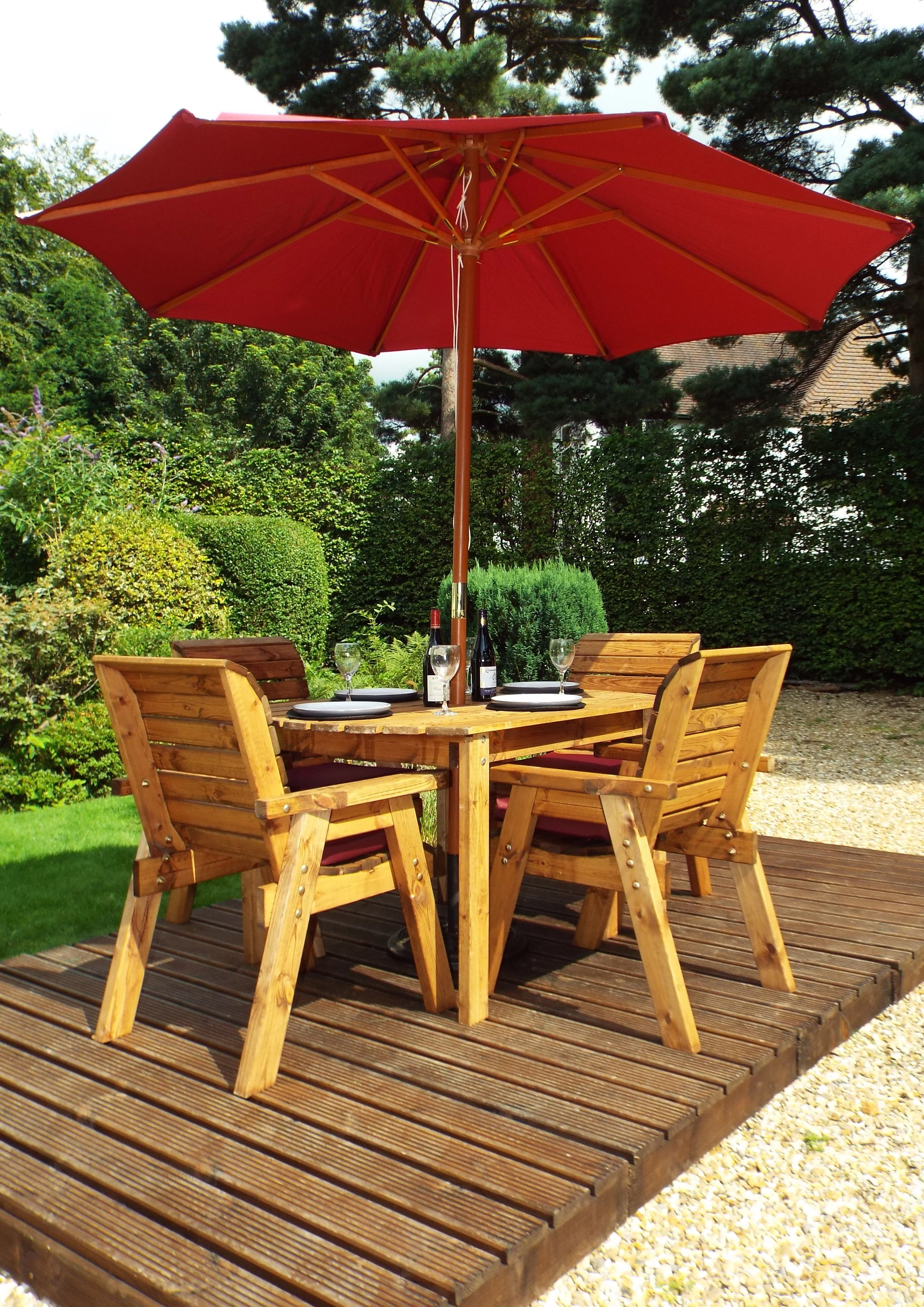 HB12 - Four Seater Rectangular Table Set - Image 4