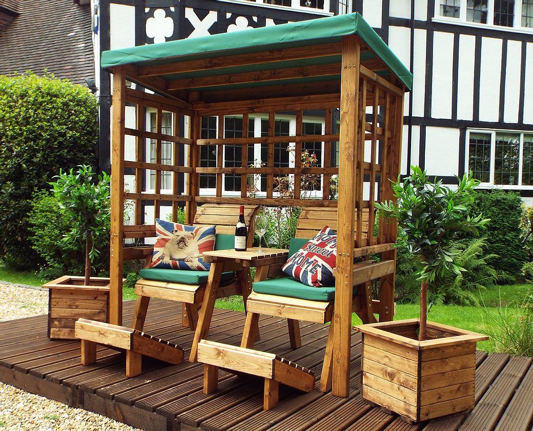 HB148G - Henley Twin Arbour Green - Image 3