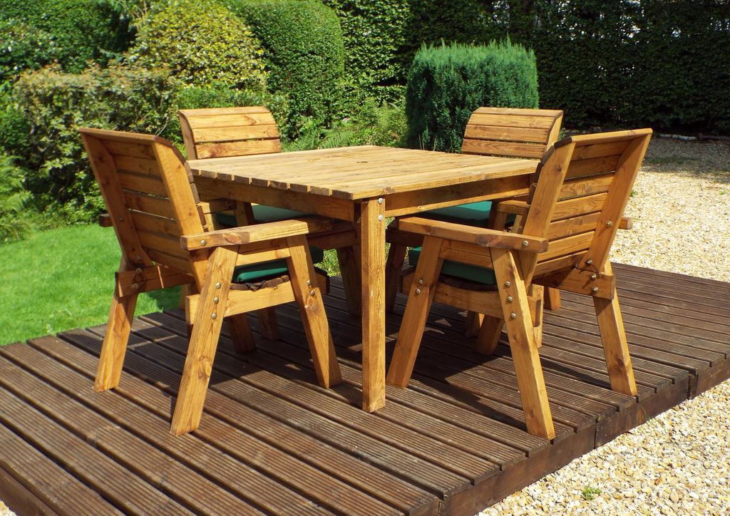 HB57 - Four Seater Square Table Set - Image 6