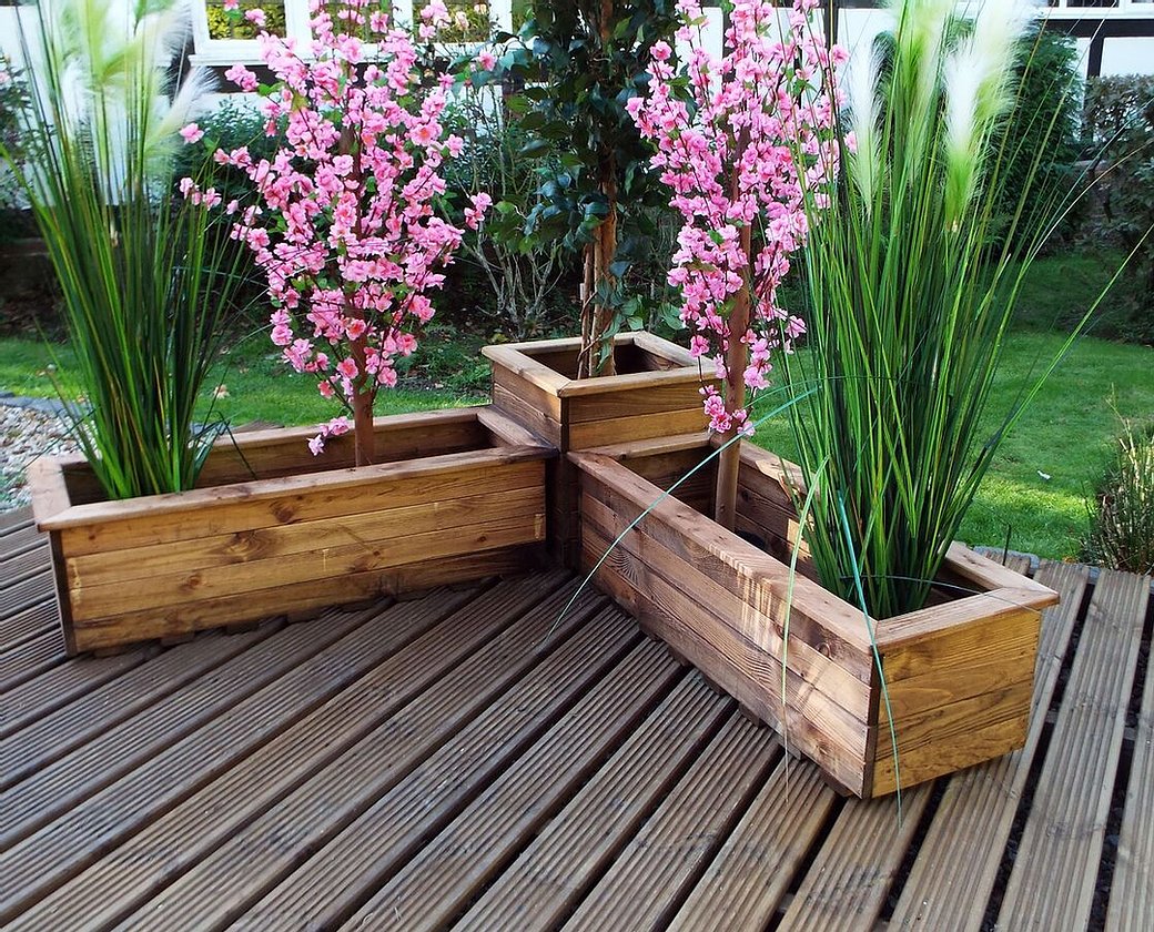 HB80 - Corner Planter Set - Image 3