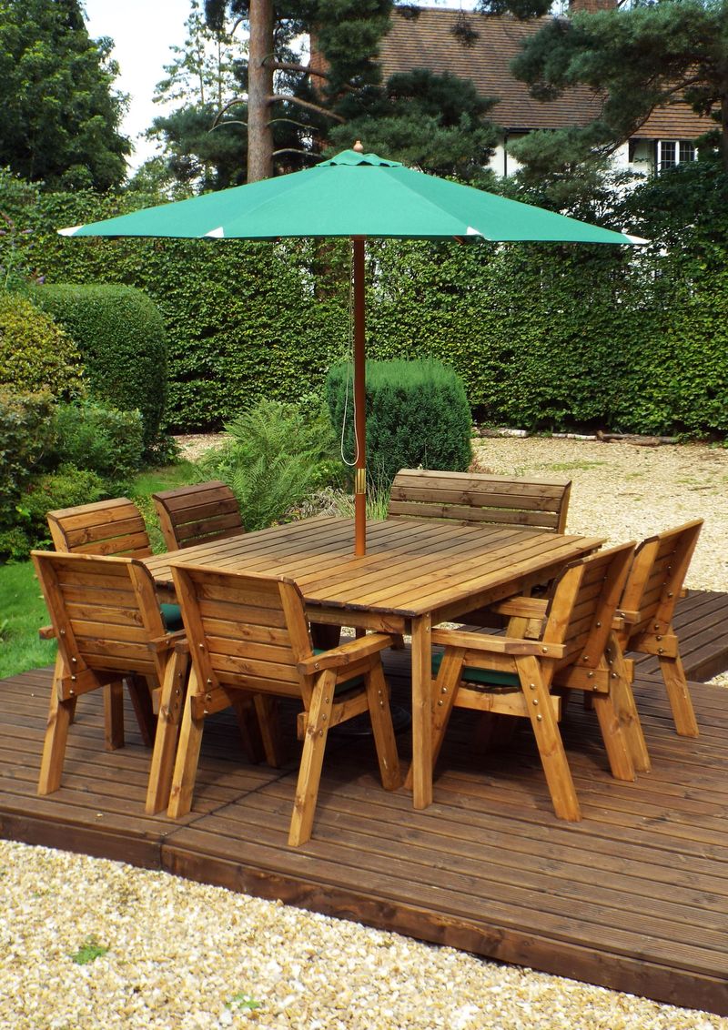 HB83 - Eight Seater Square Table Set - Image 5